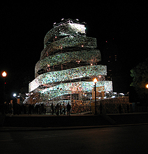 Book Tower: 30,000 Books Makes For A Mighty Sight Book Tower: 30,000 Books Makes For A Mighty Sight
