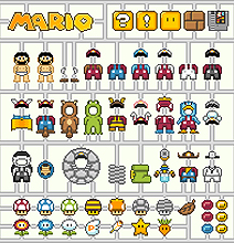 Dressing Super Mario: Nintendo 8-Bit Virtual Model Kits