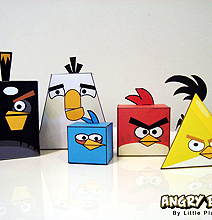 Angry Birds Papercraft: Fold, Feather And Fight