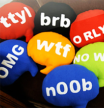 WTF, OMG & Other Pillows Made For Computer Geeks WTF, OMG & Other Pillows Made For Computer Geeks