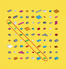 Lego Words Puzzle: A More Challenging Advertising Idea Lego Words Puzzle: A More Challenging Advertising Idea