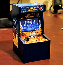 World’s Smallest Space Invaders Arcade Game Machine