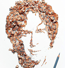 Beautiful Pencil Shaving Portraits Go Far Beyond Trash