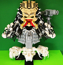 Epic Lego Predator Bust Totally Brags About Skulls Collected
