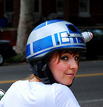 R2-D2 Bicycle Helmet: Badass Just Got Badder!