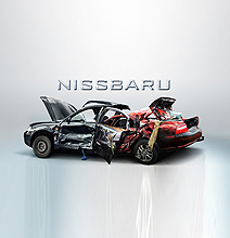 Nissbaru & Toyazda: Clever Road Safety Advertisement Nissbaru & Toyazda: Clever Road Safety Advertisement