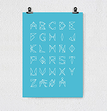 The Elastic Alphabet: Rubber Band Typography