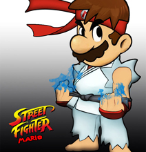Super Mario vs. Street Fighter: The Epic Mashup [10 Pics]