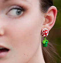 Super Mario Piranha Plant Earring: Brilliant Nerd Accessory