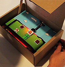 First Analog Video Game In A Cardboard Box First Analog Video Game In A Cardboard Box