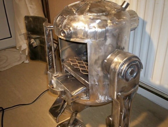 Side View R2-D2 Wood Burner