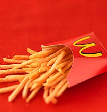 A Heavenly McDonald’s French Fry Skull