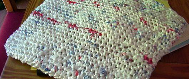Crochet Bedroll From Plastic Bags