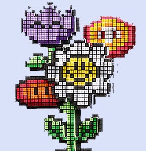 8-Bit Flowers: Perfect For Your Geek Gamer Girl