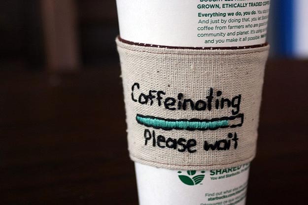 Geek Inspired Coffee Cup Sleeves