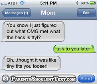 Why Parents Shouldn't Text