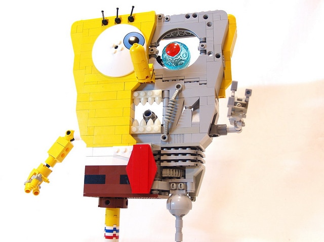 Build Sponge Bob Terminator Lego