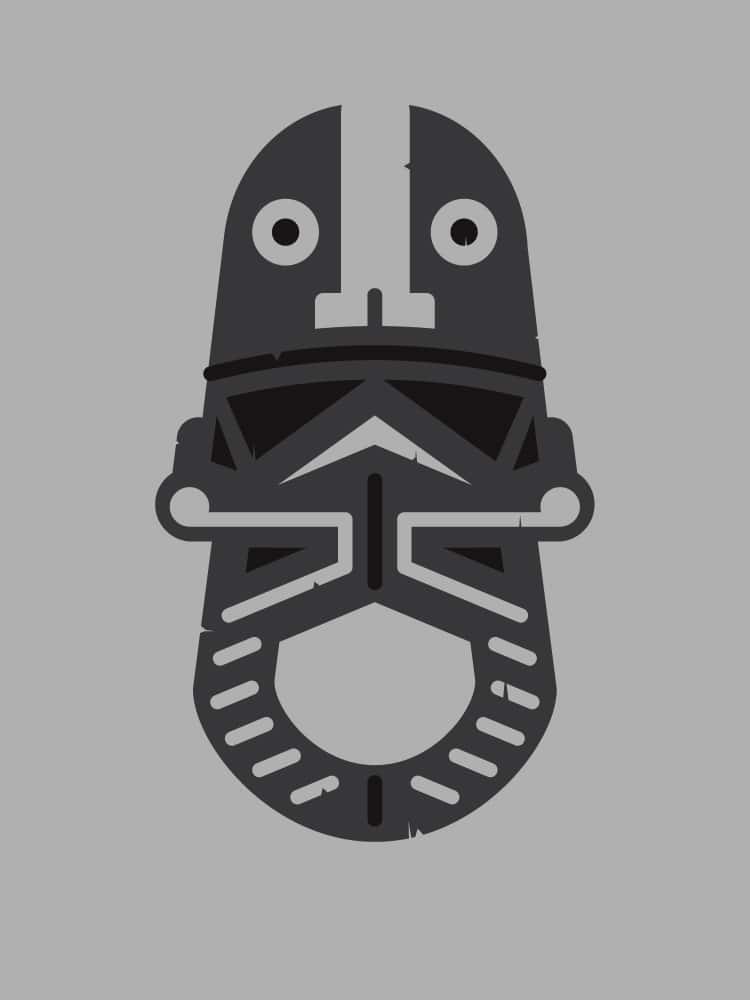 Tie Fighter Zulu Mask Design