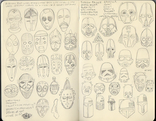 Star Wars Character Sketches Designs