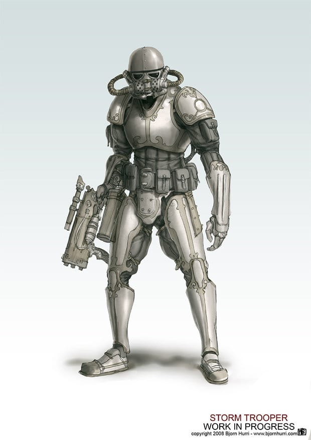 Stormtrooper Steampunk Body Armor Costume