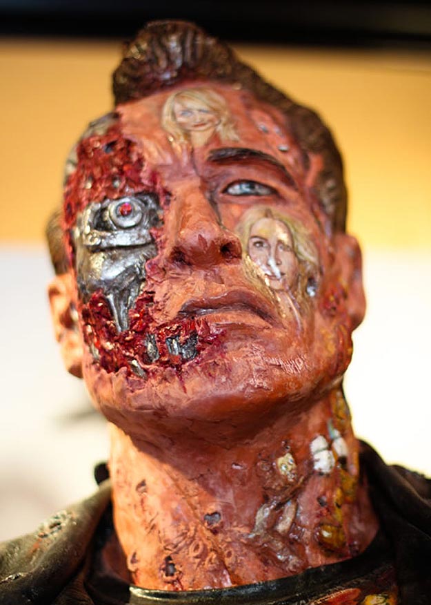 Terminator Movie History Statue
