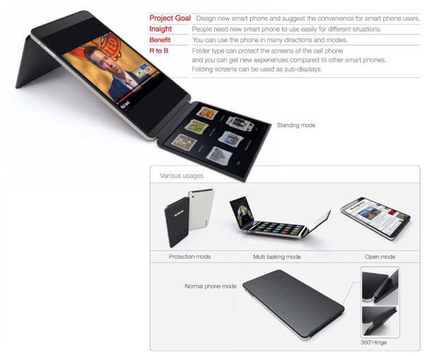 Folding Cell Phone Concept Idea