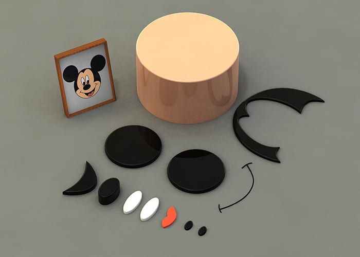 Parts Of Mickey Mouse Build
