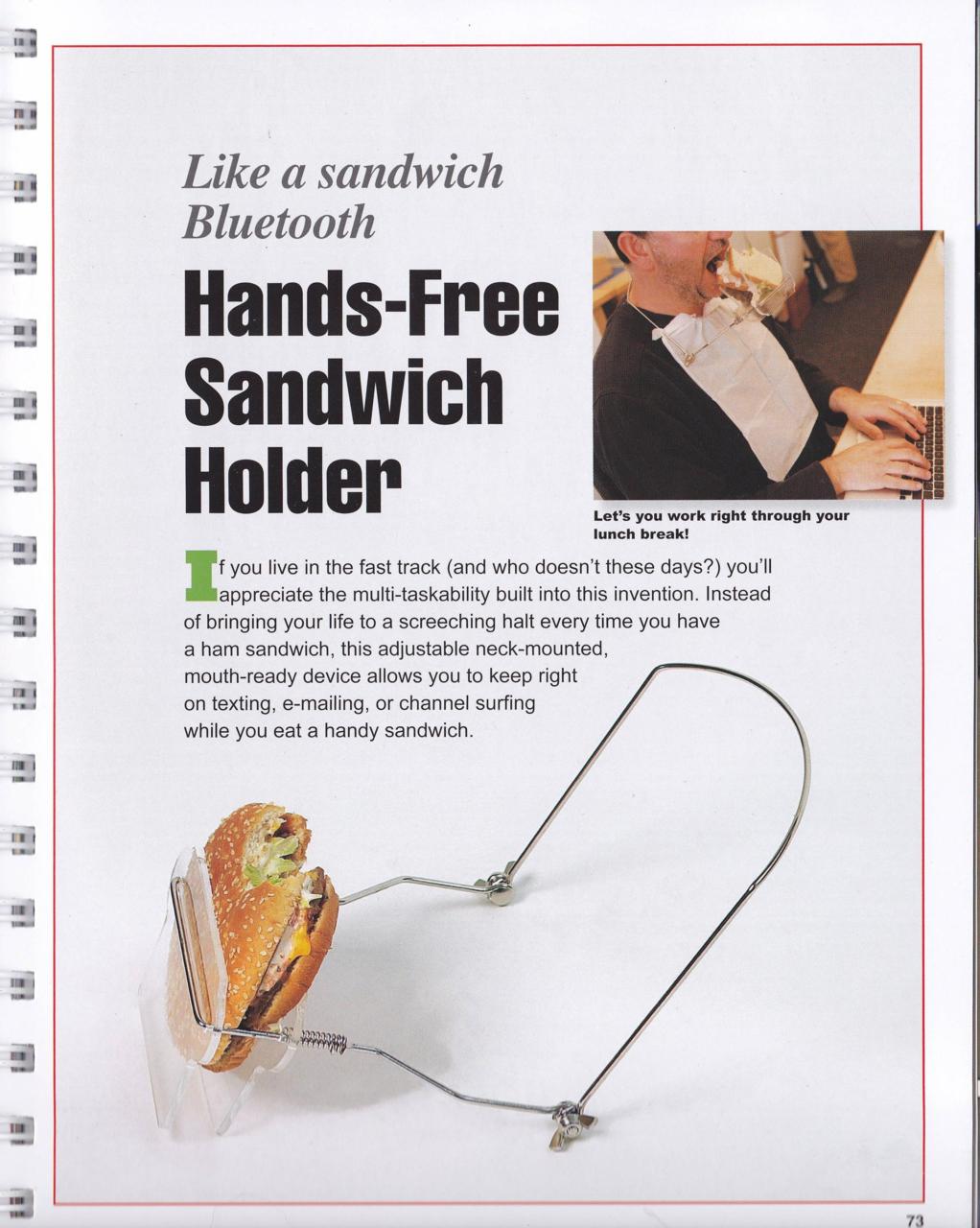 Hands-Free Sandwich Holder Concept Design