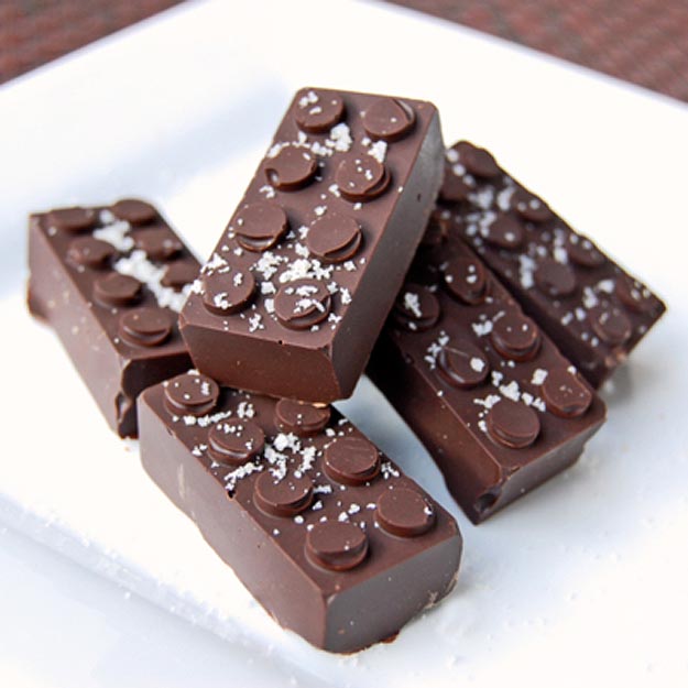 Chocolate Lego Blocks For Geeks