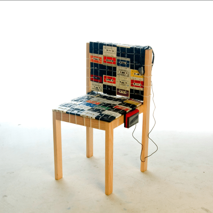 Retro Cassette Chair Design Concept