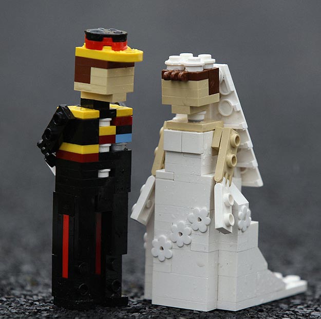 William and Kate in Lego