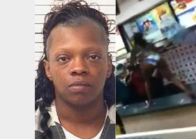 Woman Attacks At Burger King