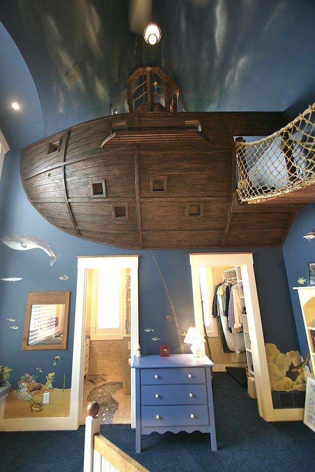 A Pirate Ship Bedroom Build