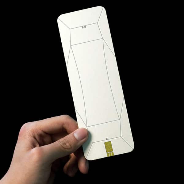 Origami Paper Cell Phone Concept