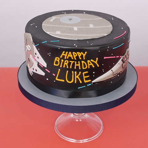 Star Wars Birthday Character Cake