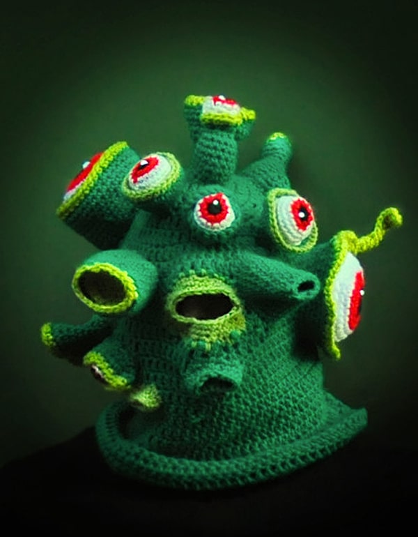 Creepy Scary Knitted Masks