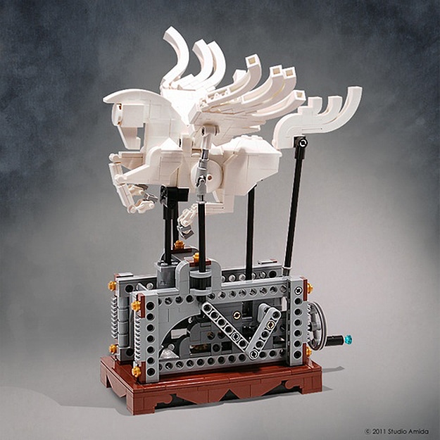 Lego Pegasus Automaton Build