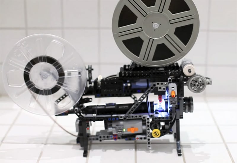 Lego Super 8 Projector Build