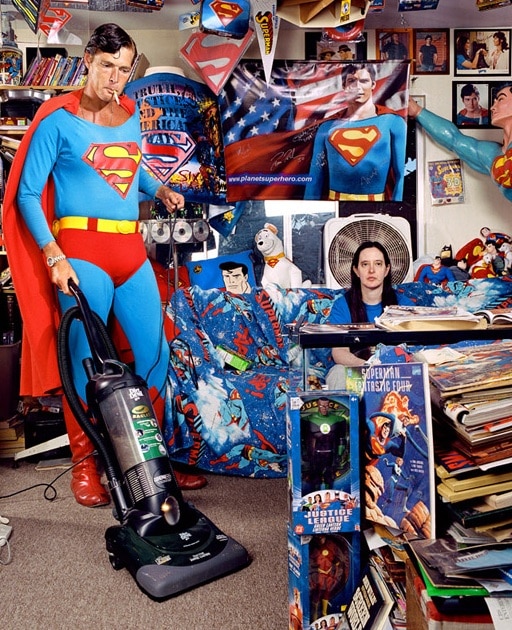 Superheroes At Home Photo Series