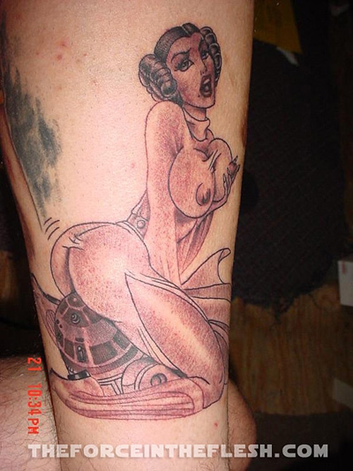 Star Wars Geeky Tattoos Star Wars Princess Tattoo