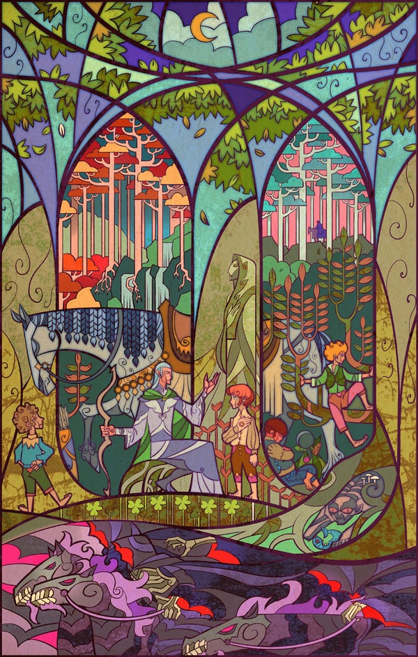 WoW and LOTR Stained Glass