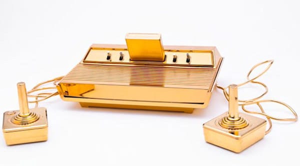 Gold Plated Atari 2600 Console