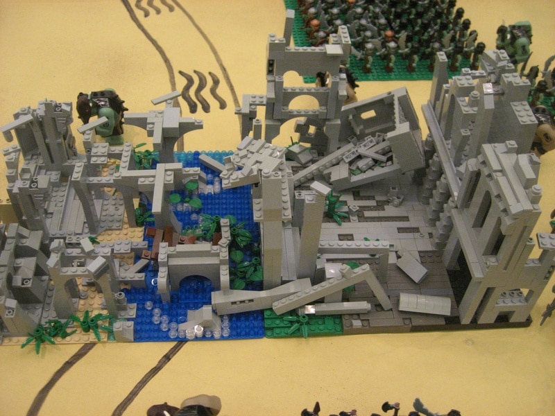 Middle Earth Recreated In Lego