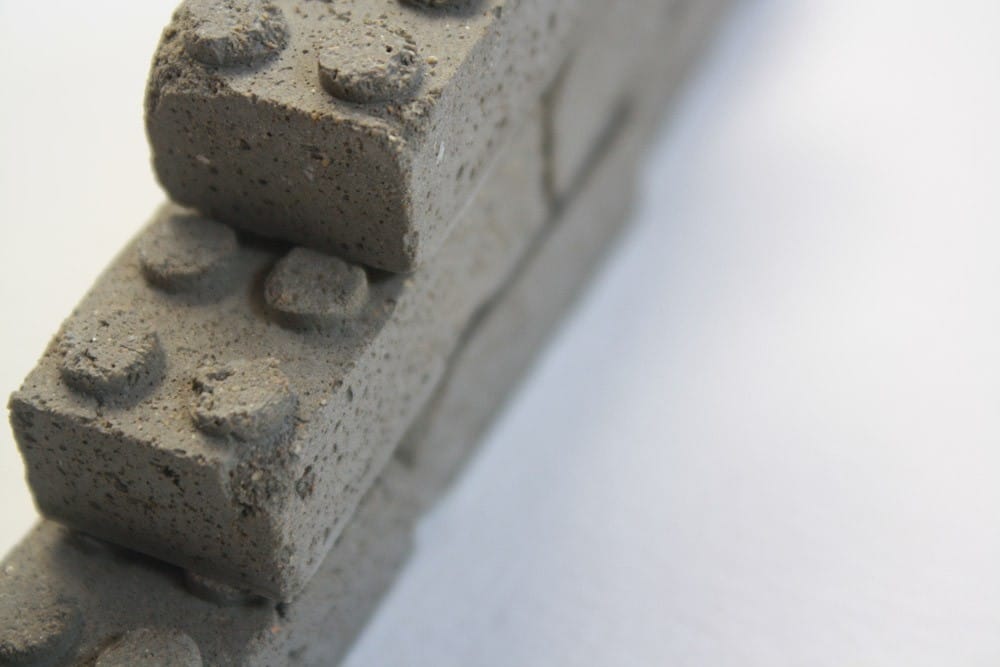 Real Concrete Lego Building Blocks