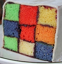 A Colorful Rubik’s Cube Birthday Cake For Geeks A Colorful Rubik’s Cube Birthday Cake For Geeks