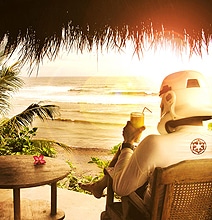 The Surfing Trooper: A Sexy Stormtrooper On Vacation