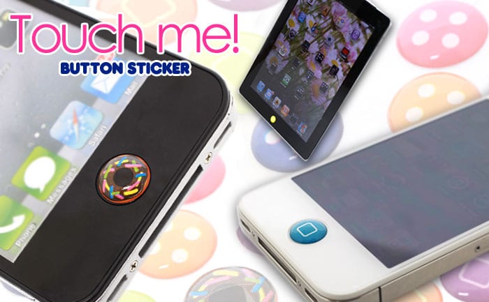 iPhone Trippy Home Button Stickers