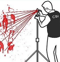 CSI Wannabes: How To Analyze A Bloodstain Pattern CSI Wannabes: How To Analyze A Bloodstain Pattern