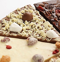 Slice Of Heaven: A Chocolate Pizza With Chocolate Toppings Slice Of Heaven: A Chocolate Pizza With Chocolate Toppings