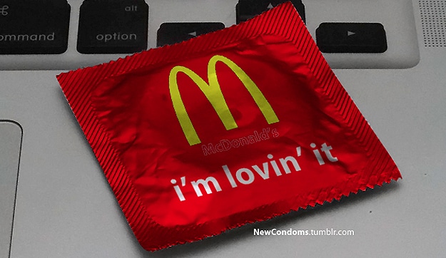 McDonald's Lovin It Condom